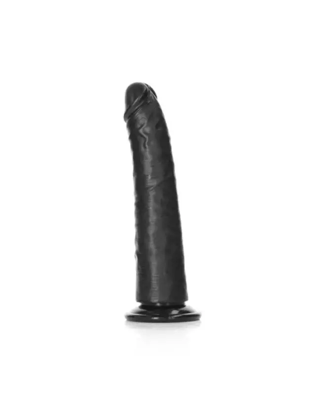 Dildo réaliste slim avec ventouse RealRock 18 cm-1