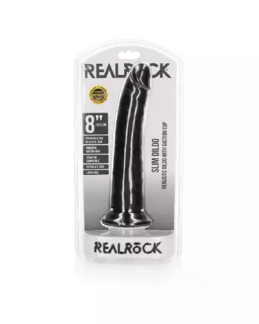 Dildo réaliste Slim RealRock by Shots avec ventouse-2
