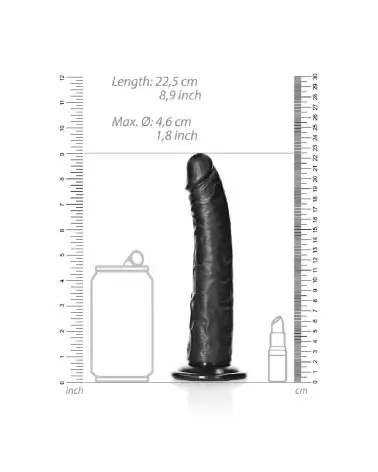 Dildo réaliste Slim RealRock by Shots avec ventouse-6