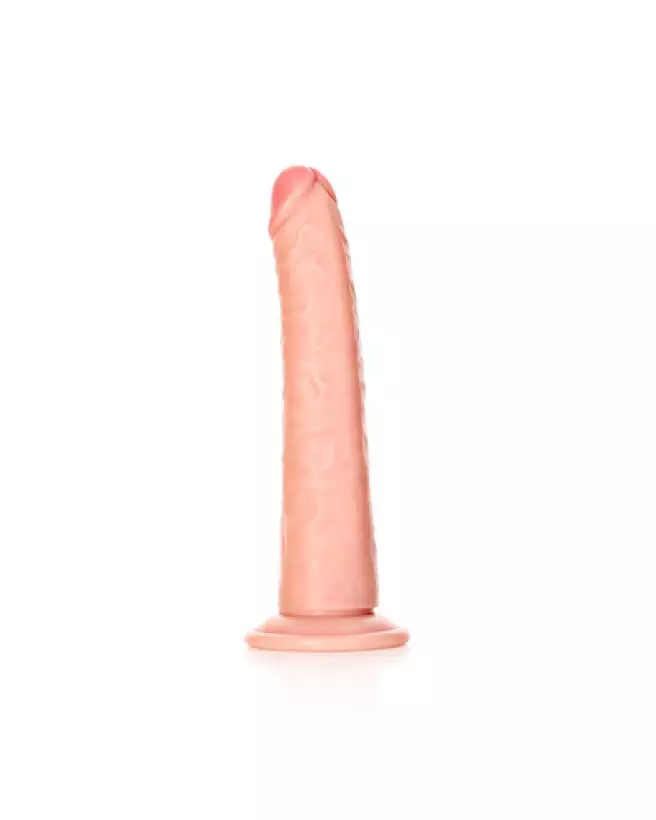 Dildo réaliste Slim avec ventouse de RealRock by Shots, 20.5 cm-1