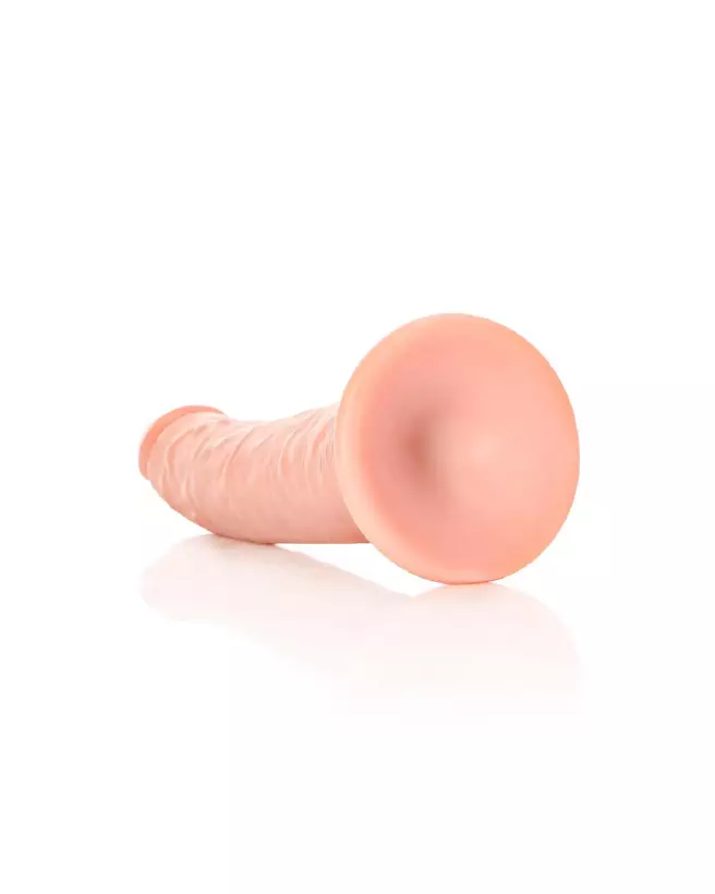 Dildo réaliste Slim avec ventouse de RealRock by Shots, 20.5 cm-5