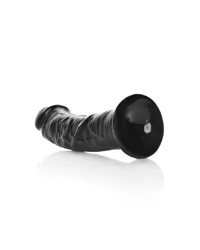 Image du dildo réaliste courbé avec ventouse de RealRock by Shots, sextoy en silicone-5