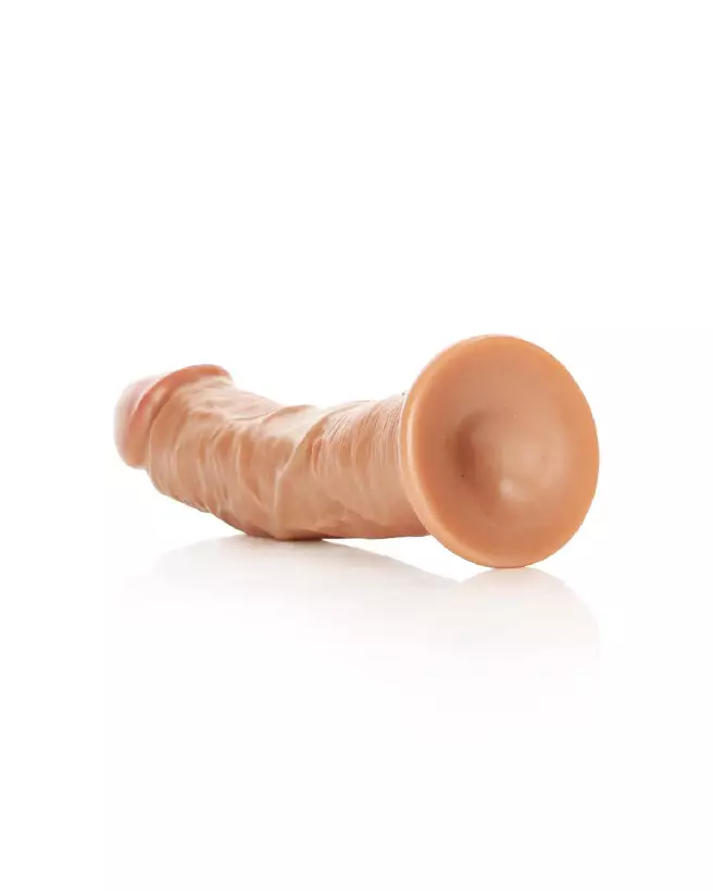 Dildo réaliste courbé RealRock avec ventouse pour fixation stable et plaisir intense-5