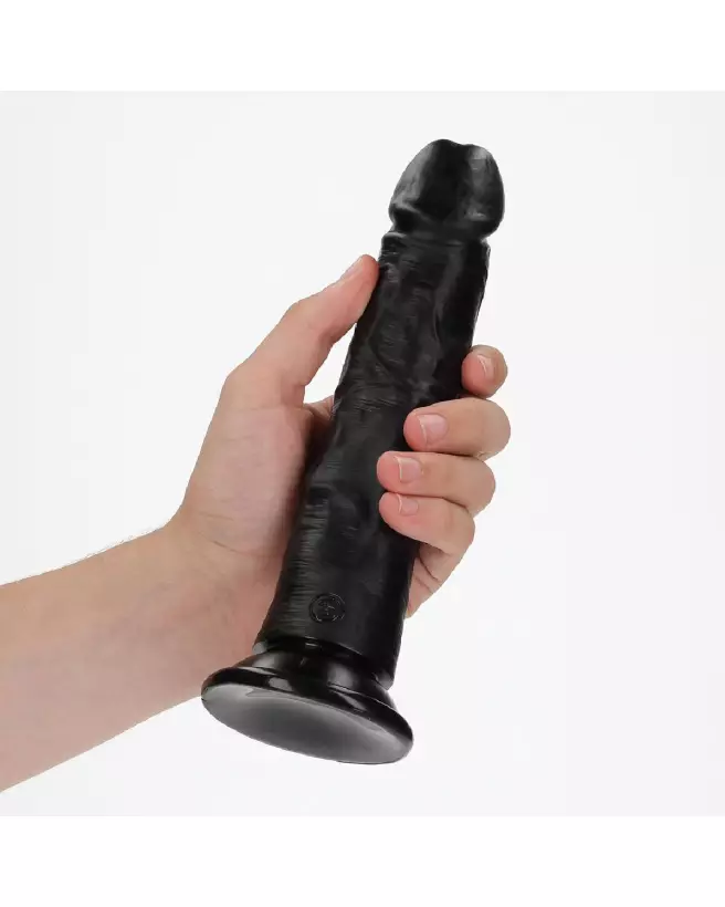 Photo de Dildo Réaliste Courbé RealRock avec Ventouse-7