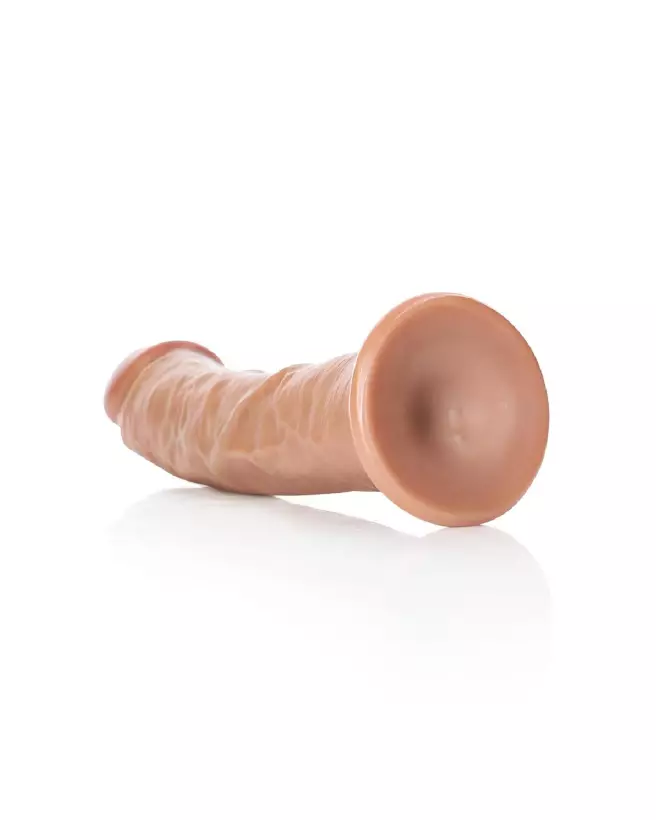 Dildo réaliste courbé RealRock avec ventouse pour plaisir intense-5