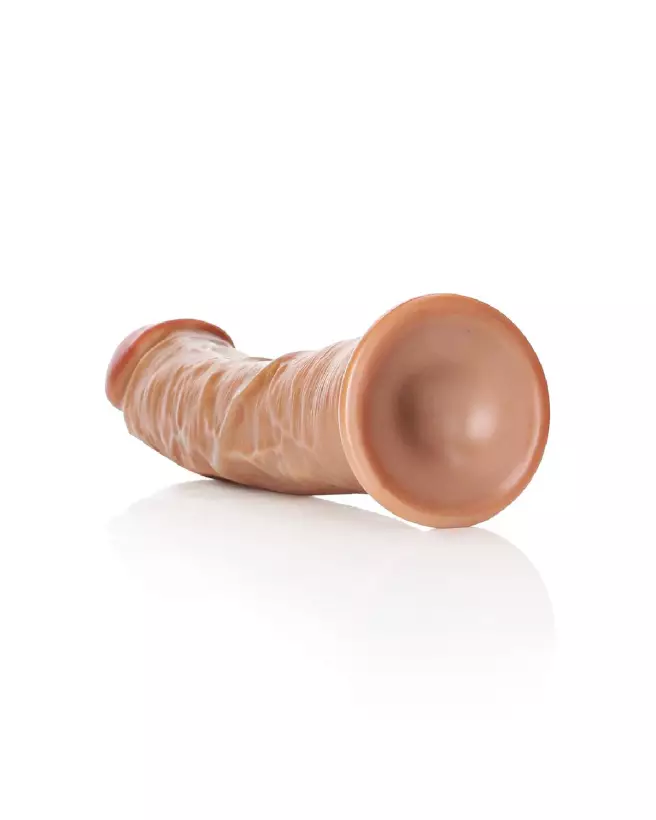 Dildo réaliste courbé 9 pouces RealRock avec ventouse-5