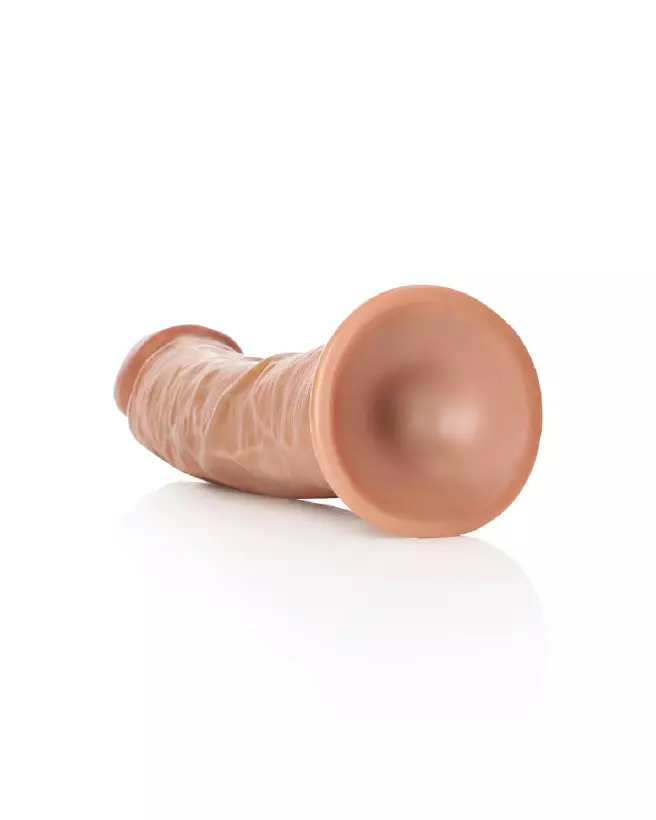 Image de Dildo Réaliste Courbé 25.5 cm avec Ventouse de RealRock by Shots-5