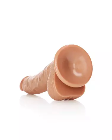 Photo de Dildo Réaliste Courbé avec Ventouse RealRock by Shots 7 pouces-5