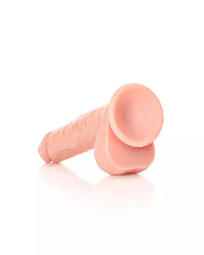 Image du dildo réaliste avec ventouse et testicules de RealRock by Shots - 18 cm-5
