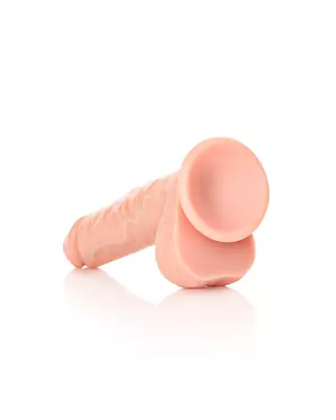 Image du dildo réaliste avec ventouse et testicules de RealRock by Shots - 18 cm-5