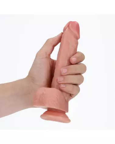 Image du dildo réaliste avec ventouse et testicules de RealRock by Shots - 18 cm-7