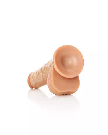 Photo de Dildo Réaliste RealRock avec Ventouse et Testicules 18 cm-5