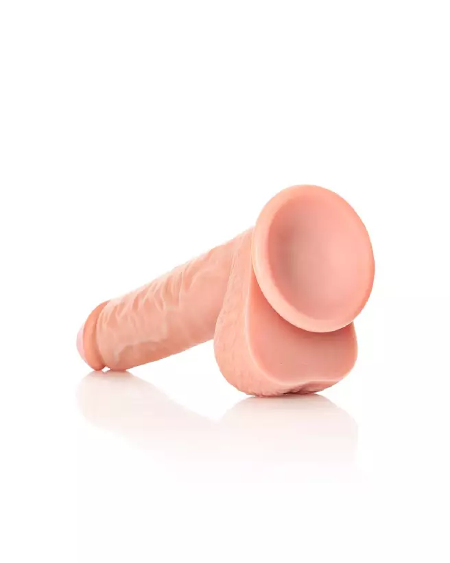 Dildo réaliste RealRock avec testicules et ventouse, sextoy 25,5 cm-5