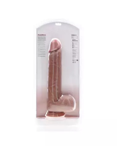 Extra Large Straight with Balls 14 35.5 cm Tan RealRock by Shots Sextoy Réaliste-3