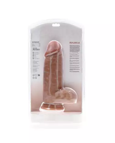 Image du Sextoy Extra Thick Straight with Balls 9 / 23 cm Tan de RealRock by Shots-3