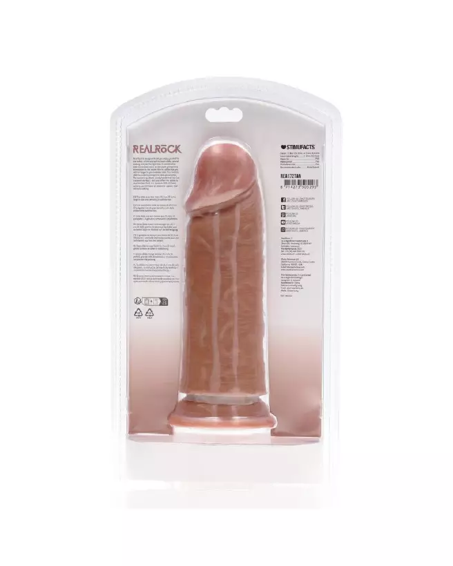 Image du sextoy RealRock by Shots 8 pouces tan, réaliste sans testicules-3