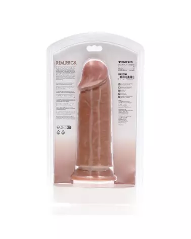 Image du sextoy RealRock by Shots 8 pouces tan, réaliste sans testicules-3