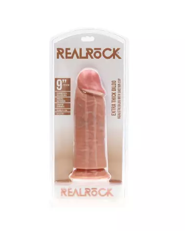 Sextoy réaliste Extra Thick Straight 23 cm par RealRock-2