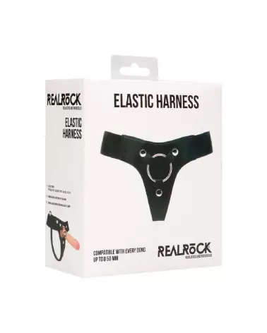 Harnais élastique RealRock by Shots pour godes ceintures, ajustable et durable-2