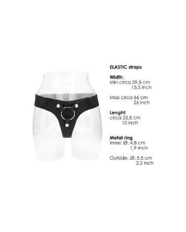 Harnais élastique RealRock by Shots pour godes ceintures, ajustable et durable-6