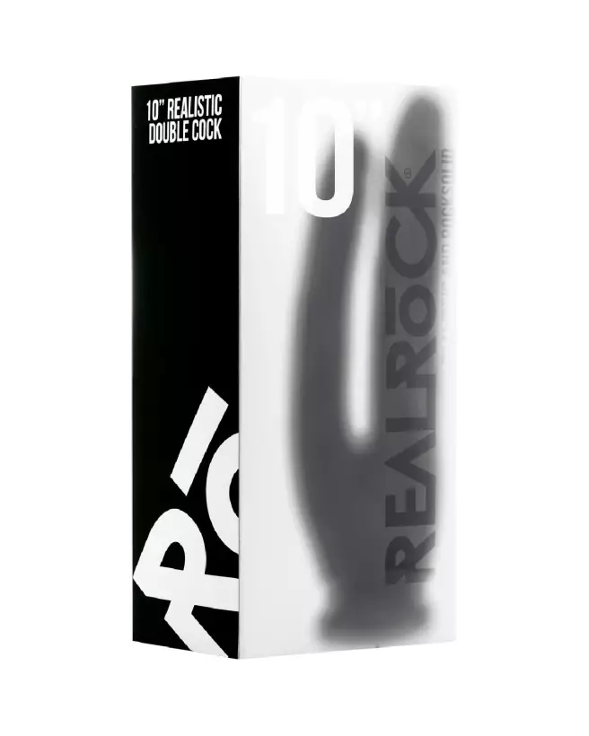Image Realistic Double Cock 10 / 25 cm de RealRock by Shots - Sextoy Réaliste Double Extrémité-3