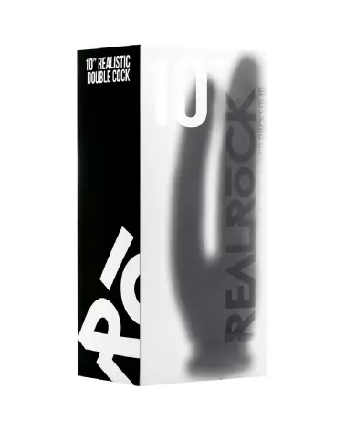 Image Realistic Double Cock 10 / 25 cm de RealRock by Shots - Sextoy Réaliste Double Extrémité-3
