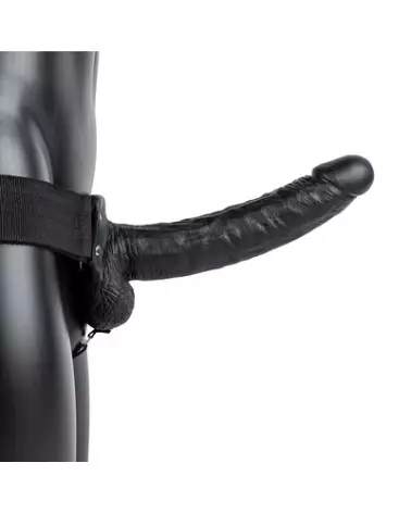 RealRock Hollow Strap-On with Balls 9 pouces Gode Ceinture Hommes-1