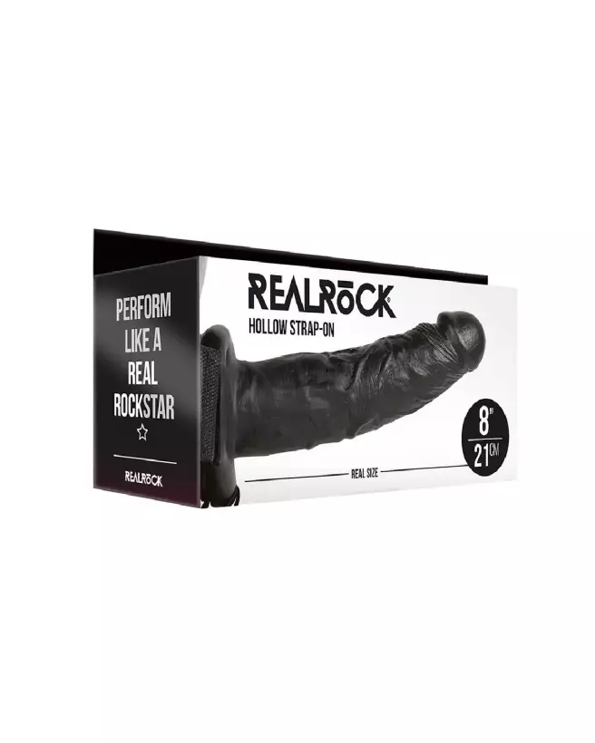 Hollow Strap-On 8 Inch RealRock, Gode Ceinture Homme-2