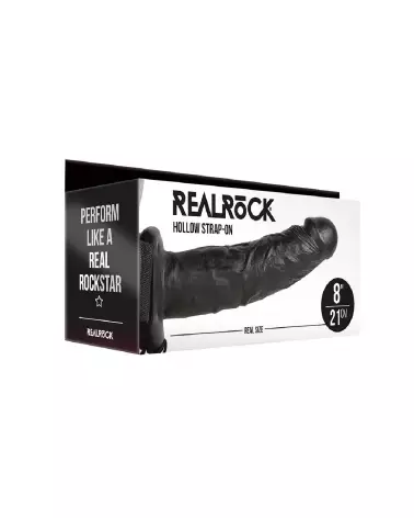 Hollow Strap-On 8 Inch RealRock, Gode Ceinture Homme-2