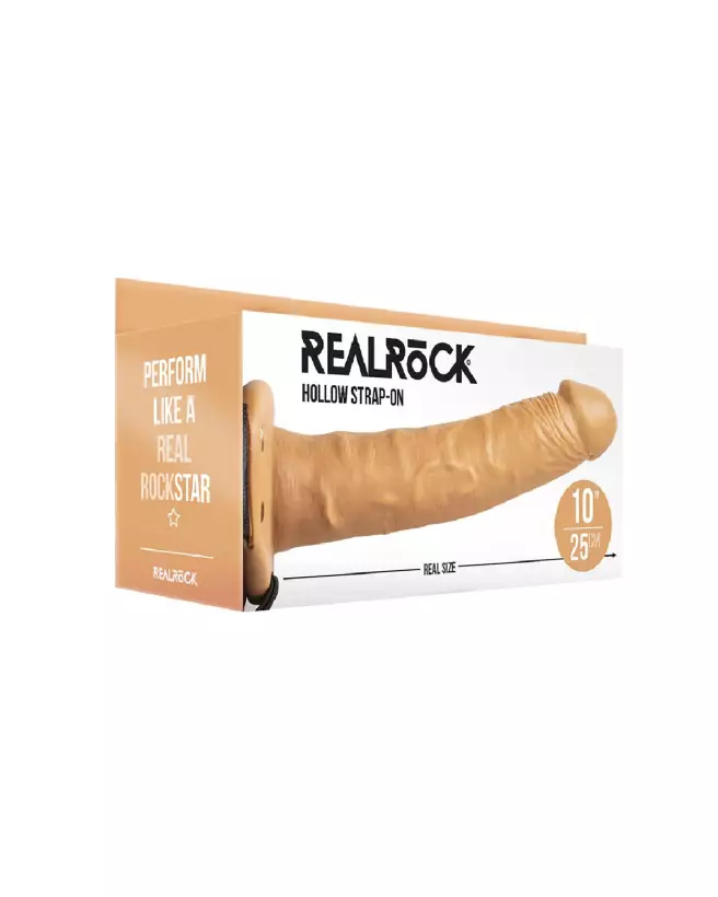 Gode Ceinture Creux RealRock by Shots pour Hommes sans Testicules-2