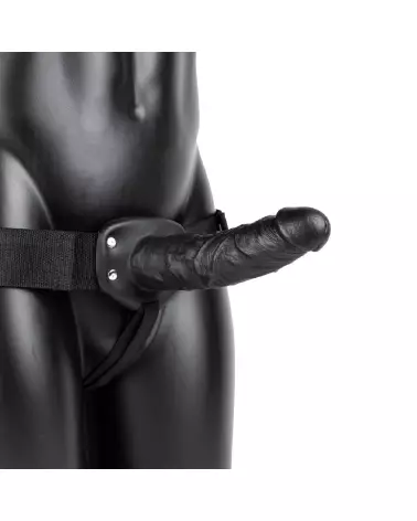 Gode Ceinture Vibrant Creux RealRock 8 pouces sans testicules-4