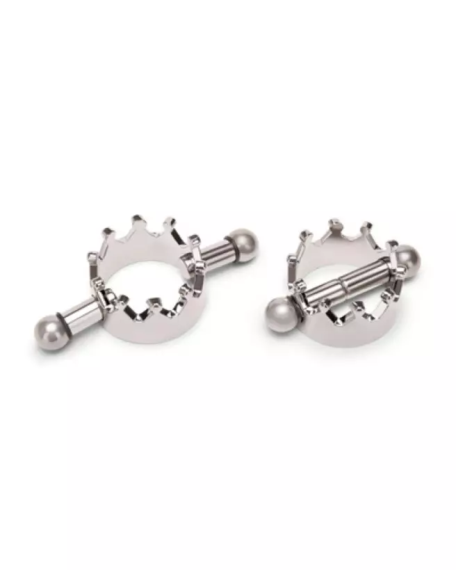 Clamps pour tétons magnétiques en métal argenté de Prowler Red-1