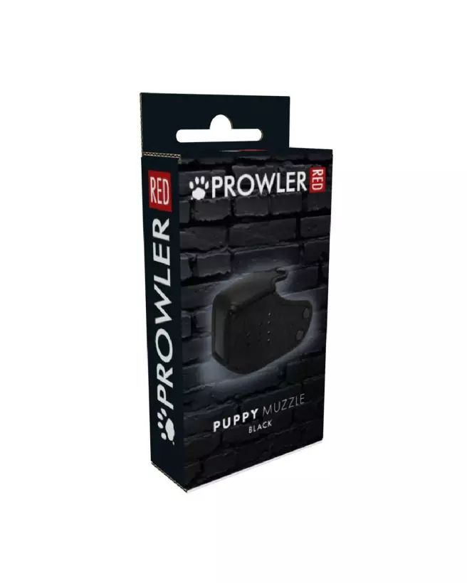 Harnais Museau Noir Prowler Red pour Pet Play-2