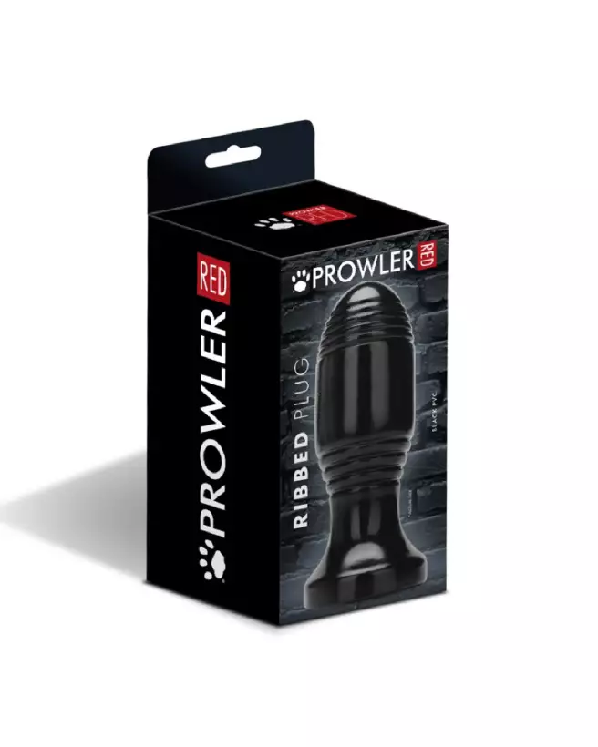 Image du Ribbed Plug XXL Noir par Prowler Red, jouet anal nervuré en taille extra large-2