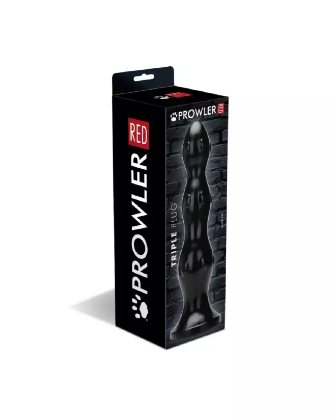 Triple Plug Noir XXL de Prowler Red pour stimulation anale profonde-2