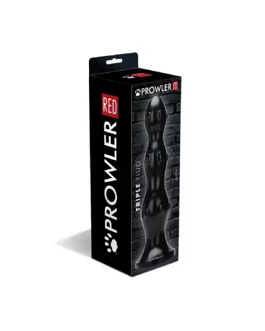 Triple Plug Noir XXL de Prowler Red pour stimulation anale profonde-2