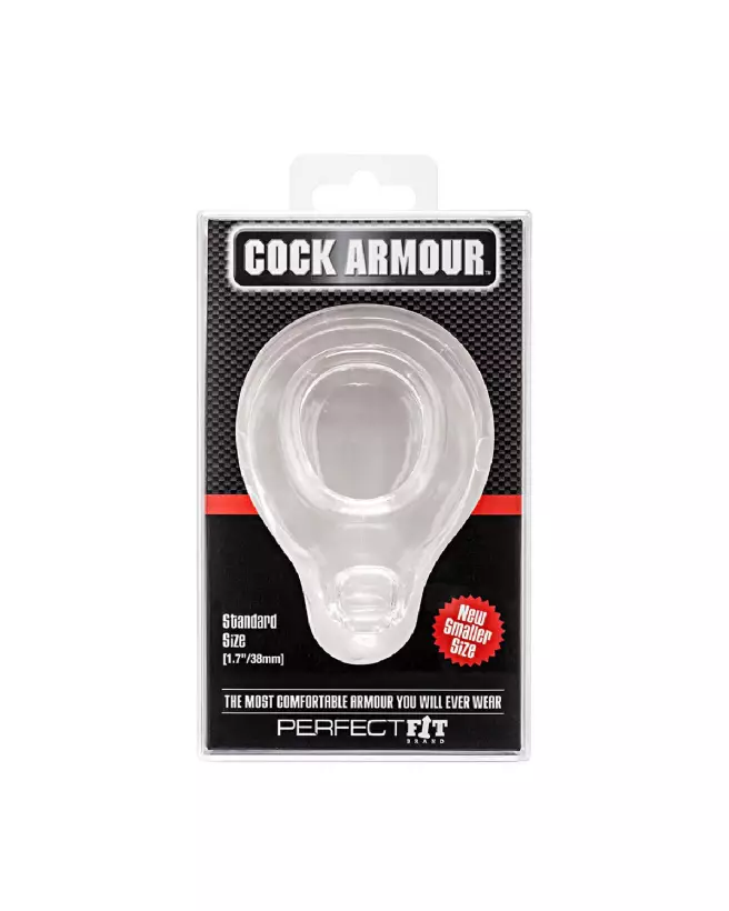 PerfectFitBrand Cock Armor Regular en plastique, anneau pénien robuste pour améliorer performance et endurance-2