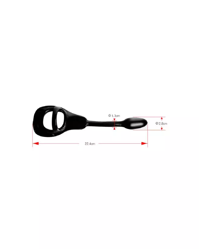 Image du Armor Tug Lock de PerfectFitBrand avec cockring, ball strap et plug anal-5