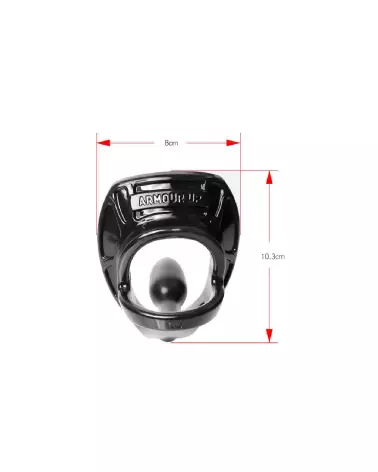 Image du Armor Tug Lock de PerfectFitBrand avec cockring, ball strap et plug anal-6