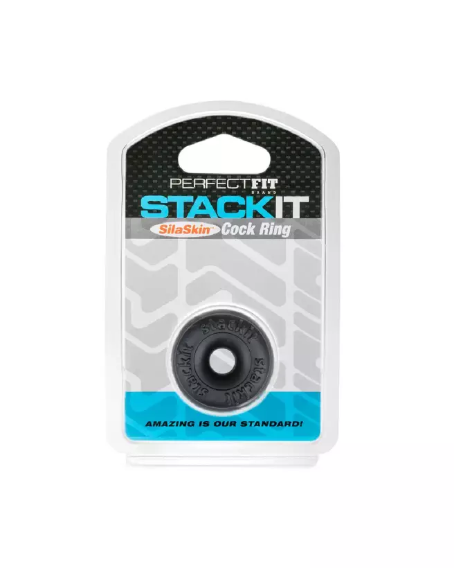 Cockring Stackit PerfectFitBrand en silicone pour endurance et plaisir-2