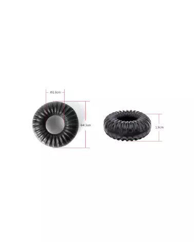 Cockring Ribbed Ring de PerfectFitBrand pour endurance et plaisir-4
