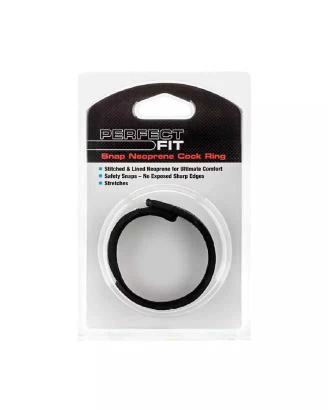 Image du Set de Cockrings Neoprene Snap de PerfectFitBrand pour endurance et plaisir.-2