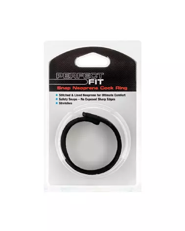 Image du Set de Cockrings Neoprene Snap de PerfectFitBrand pour endurance et plaisir.-2