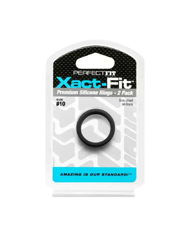 Cockring 10 Xact-Fit de PerfectFitBrand en paquet double pour performance et confort-2