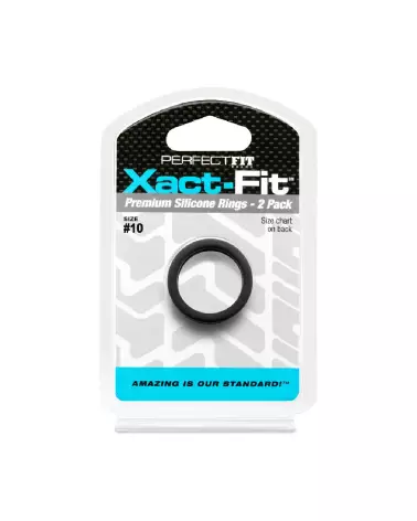 Cockring 10 Xact-Fit de PerfectFitBrand en paquet double pour performance et confort-2