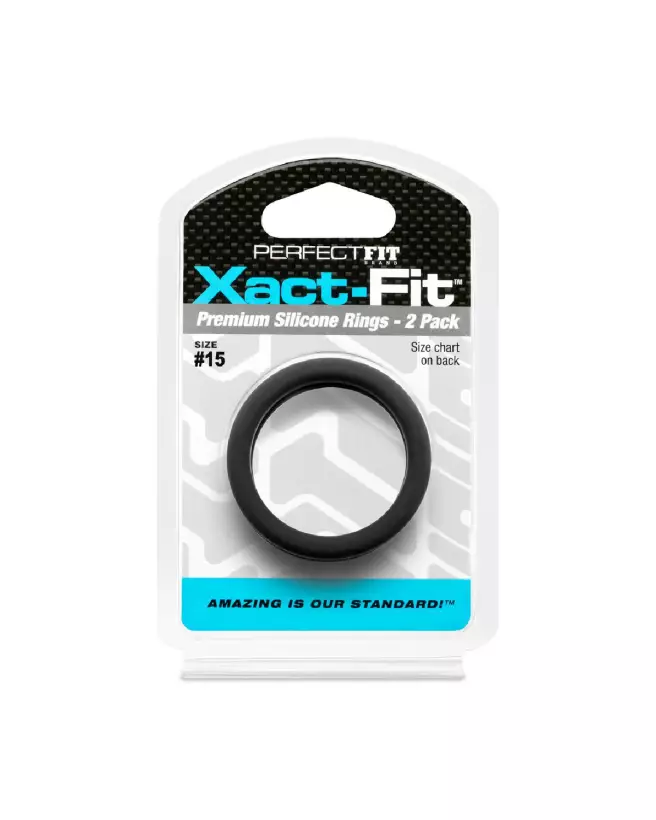 Image du Pack Duo 15 Xact-Fit Cockring PerfectFitBrand pour améliorer performance et confort-2