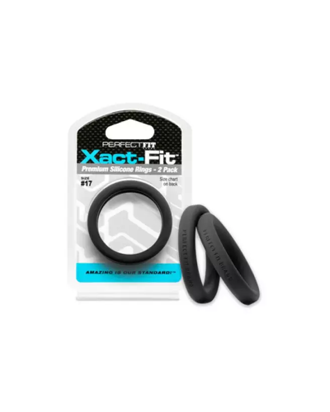 Cockring 17 Xact-Fit 2-Pack de PerfectFitBrand pour performance et confort optimal-1