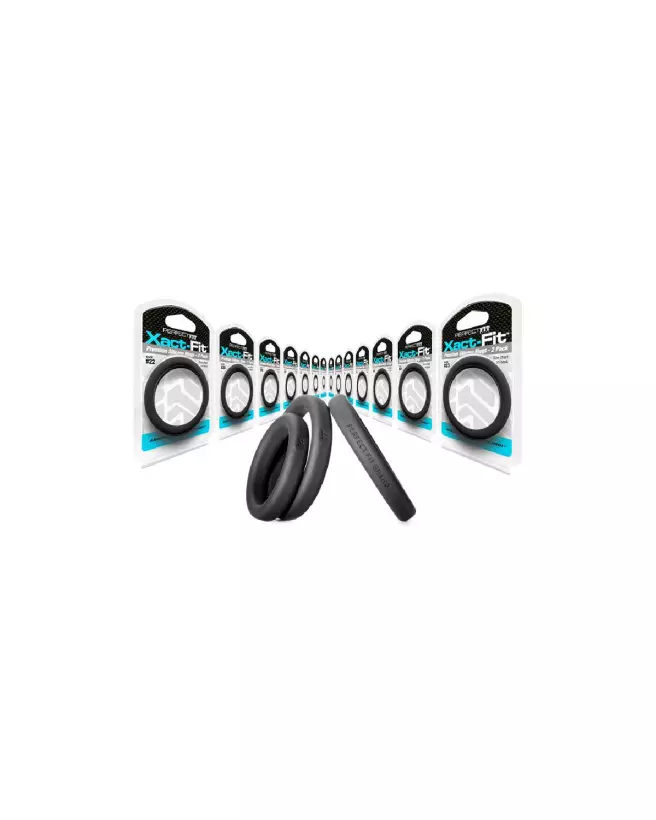Cockring Xact-Fit 19 PerfectFitBrand ajustable en silicone-5