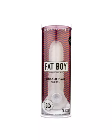 Gaine Pénienne Fat Boy Checker Box Sheath de PerfectFitBrand en silicone, 16.5 cm-2