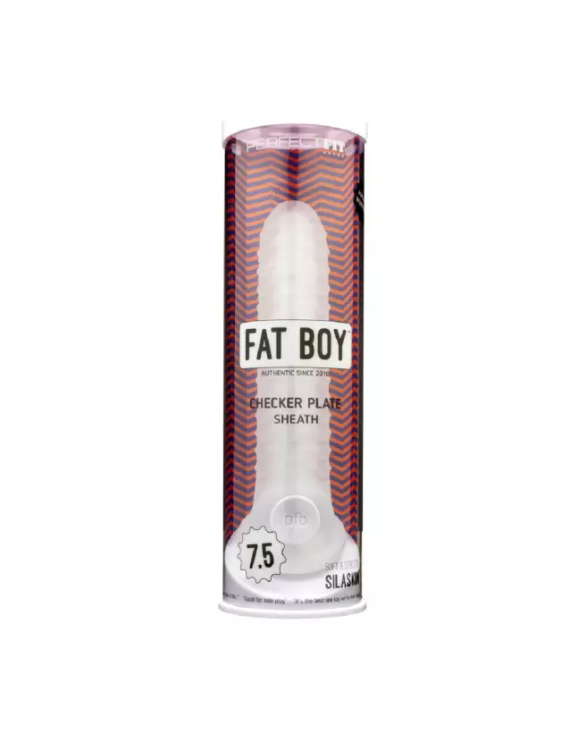 Image de la gaine pénis PerfectFitBrand Fat Boy Checker Box Sheath, augmentant taille et plaisir -2